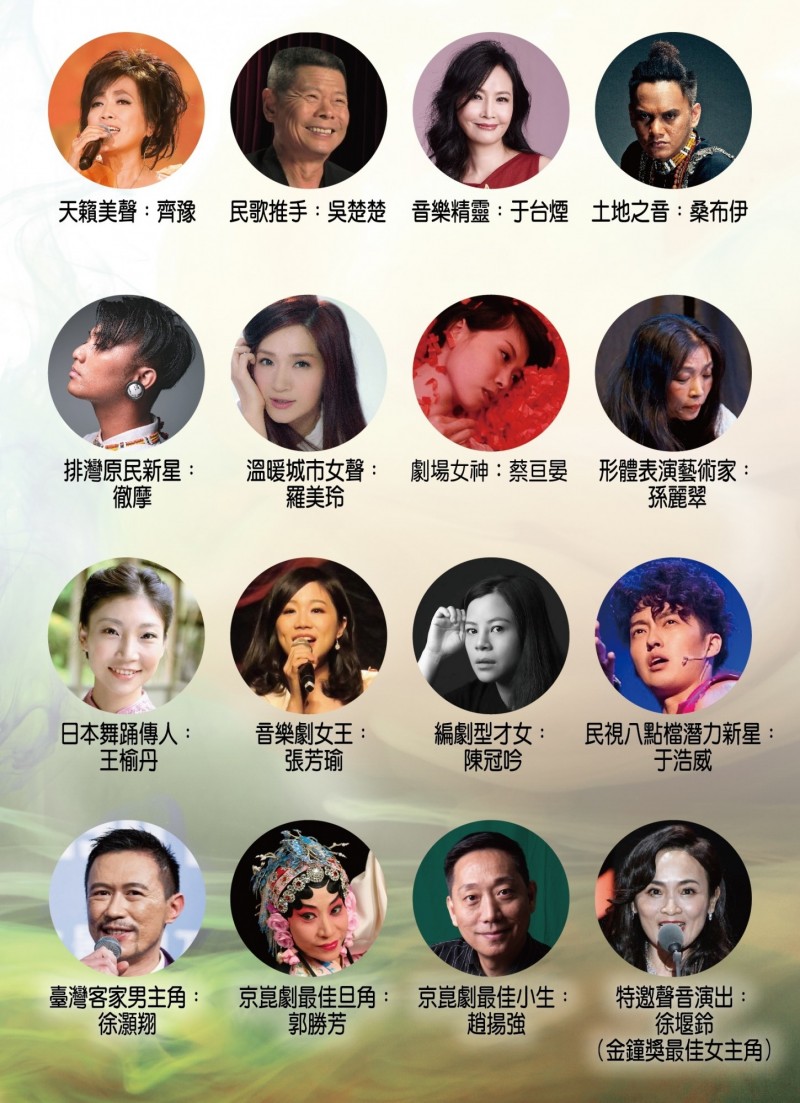 《觀‧音～亙古之愛》演出卡司。（國際藝術家節提供）