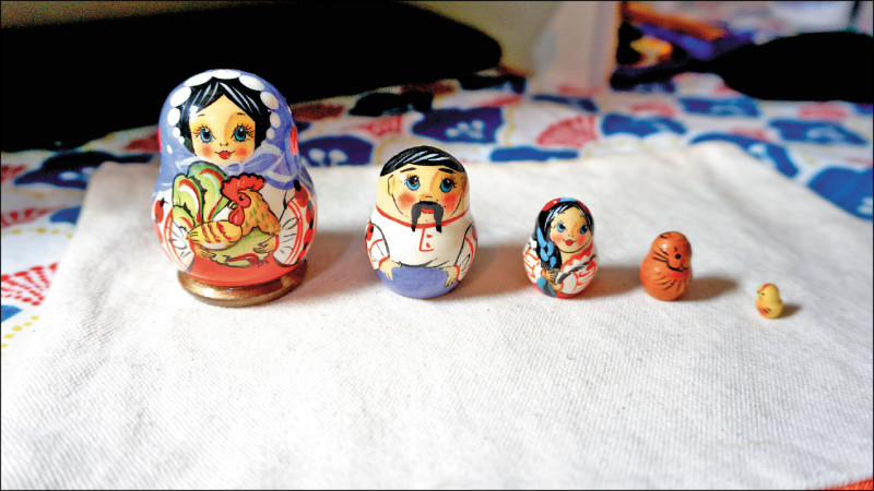 基輔買回來的俄羅斯套娃。