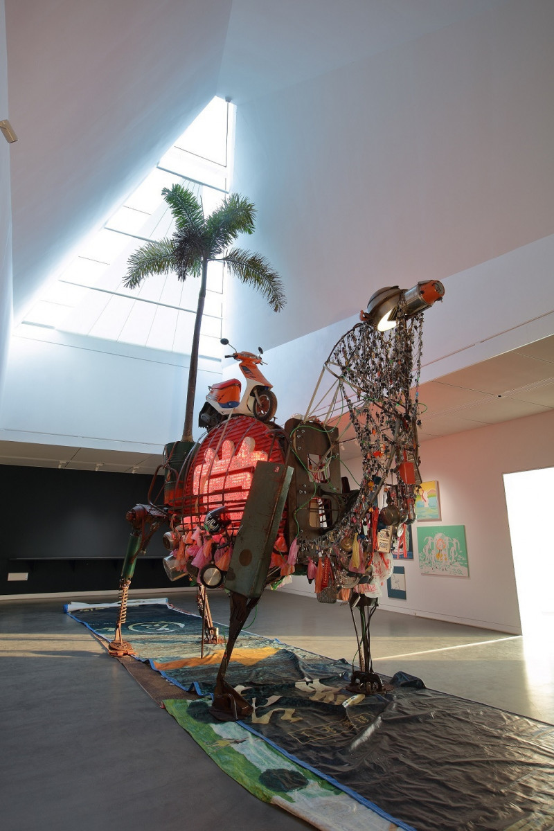 「2022高雄獎」首獎得主李承亮作品〈Dio駱駝〉。（高美館提供）