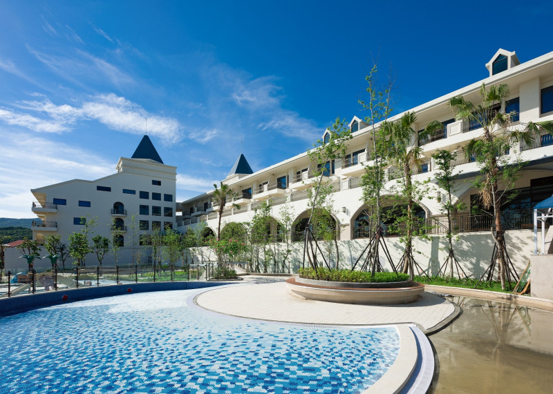 福容福隆店是充滿海洋氛圍的度假飯店。（福容大飯店提供）