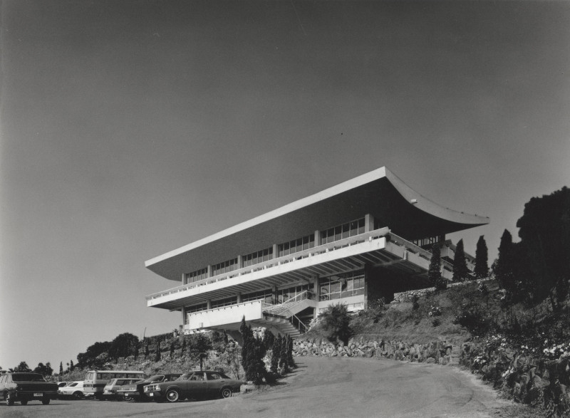 1969新淡水高爾夫球俱樂部外觀全貌（張敬德攝、高而潘先生提供，文化部提供）