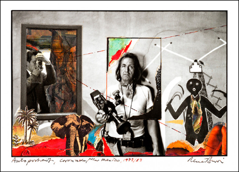 「勒內‧布里:視覺爆炸」 勒內‧布里，《自拍像，科羅納多，新墨西哥州，美國》，1973-1983。
 （ 勒內‧布里 / 馬格蘭攝影通訊社、勒內‧布里基金會、洛桑艾麗舍攝影博物館提供）