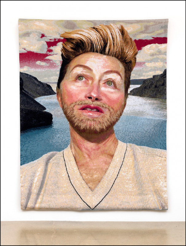 辛蒂．雪曼2020年織毯作品〈無題#617〉。（辛蒂．雪曼與奧爾胡斯現代藝術博物館提供）