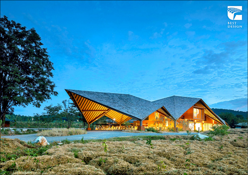 Varudh Varavarn得獎作品〈PANNAR Sufficiency Economic and Agriculture Learning Center〉。（金點設計獎提供）