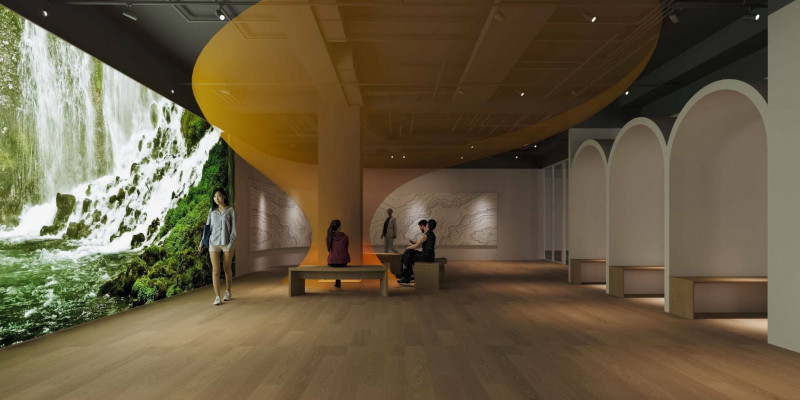 聲音博物館展區模擬圖。（圖由屏東縣政府文化處提供）