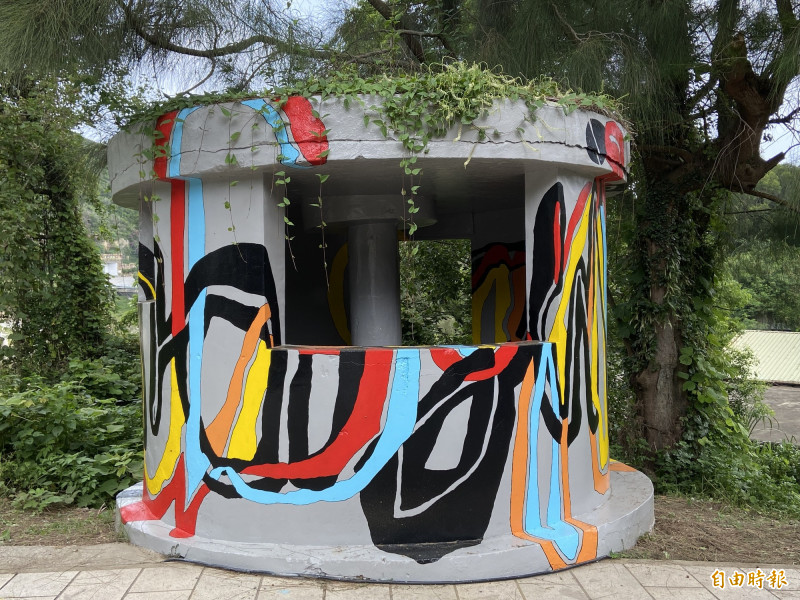 第2屆「馬祖國際藝術島」作品〈想像〉。（記者周幸叡攝）