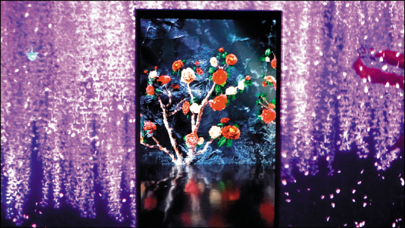 麗水Arte Museum將麗水市花「山茶花」融入藝術之中。