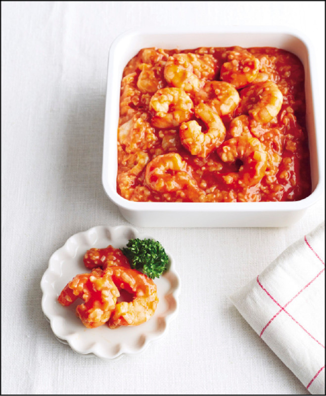 微波爐做乾燒蝦仁