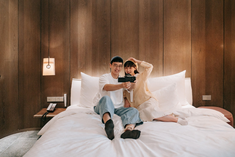 北投老爺酒店「花蜜微旅」住房專案，適合情侶、閨密、親子家庭出遊。（北投老爺酒店提供）