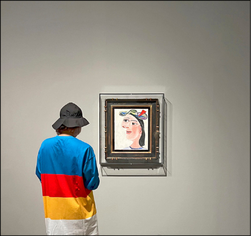 立體派美術史巨匠畢卡索的作品〈女子胸像〉（Buste de Femme）真跡將於6月在高美館展出。（高美館提供）