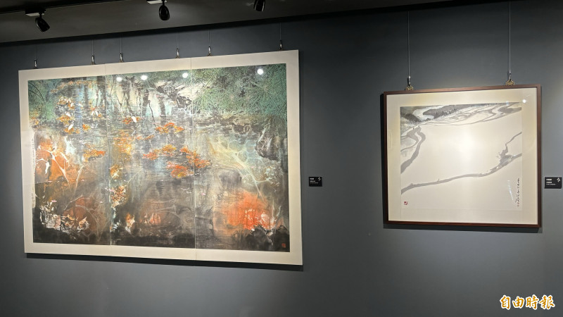 「瀛風飄藝」美展自今天（5日）起至5月12日在台南新營文化中心全館展出，展出全國50位老中青藝術家160件匠心獨具之作品。（記者楊金城攝）