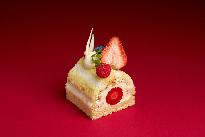 台北美福x神戶洋菓子，井谷真一「維也納主教蛋糕」。（台北美福大飯店提供）