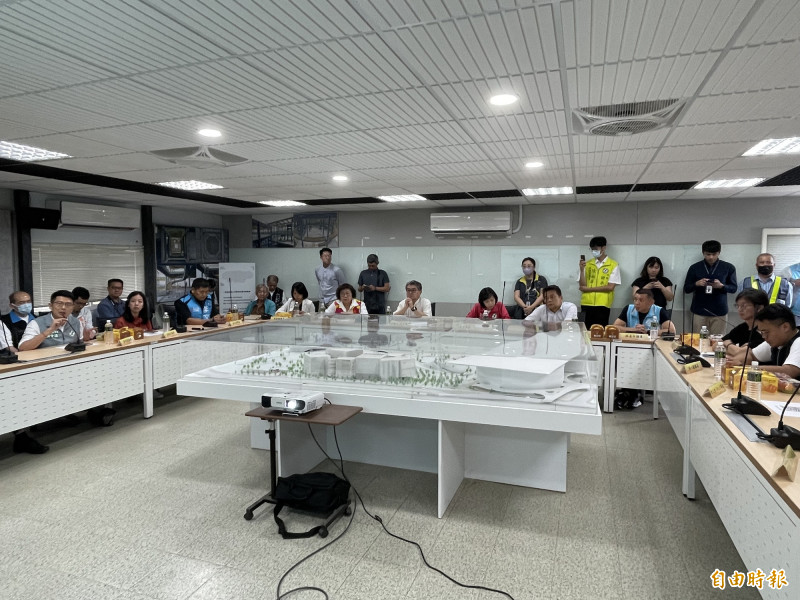 綠美圖預計明年底營運，議員促讓國際看見台中藝術能量。（記者蘇孟娟攝）