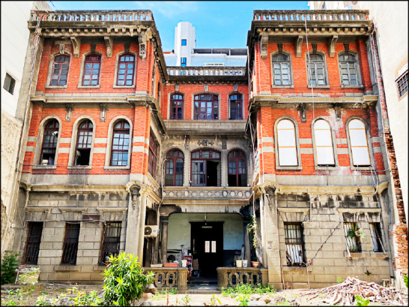 1924年興建的陳天來故居，是日治時期大稻埕重要茶行。（資料照）