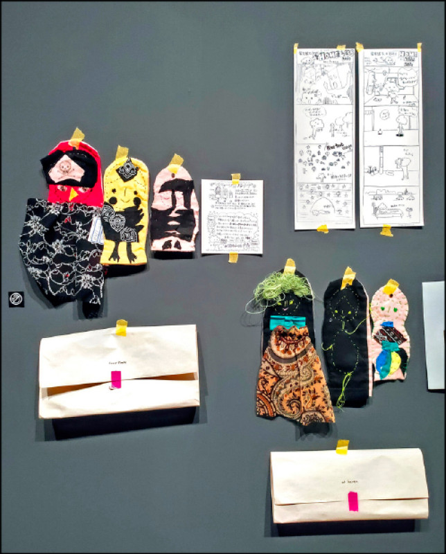 市村美佐子作品於〈關係的實驗步驟〉展區呈現。