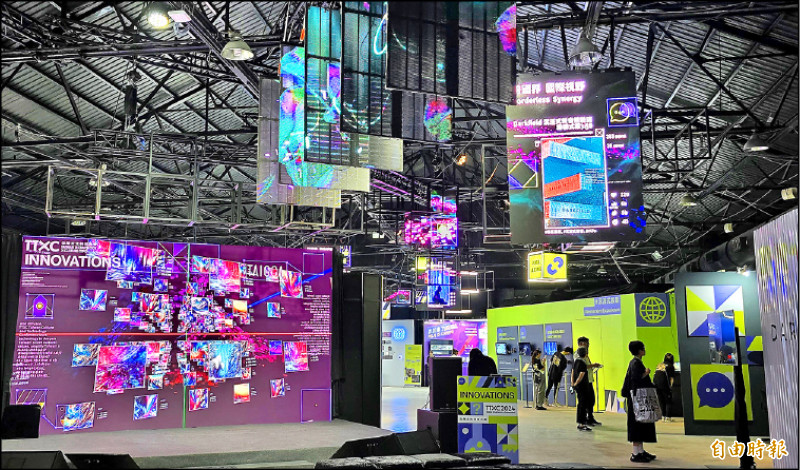 「INNOVATIONS」展區聚焦台灣原創作品的產業交流與媒合。（記者凌美雪攝）