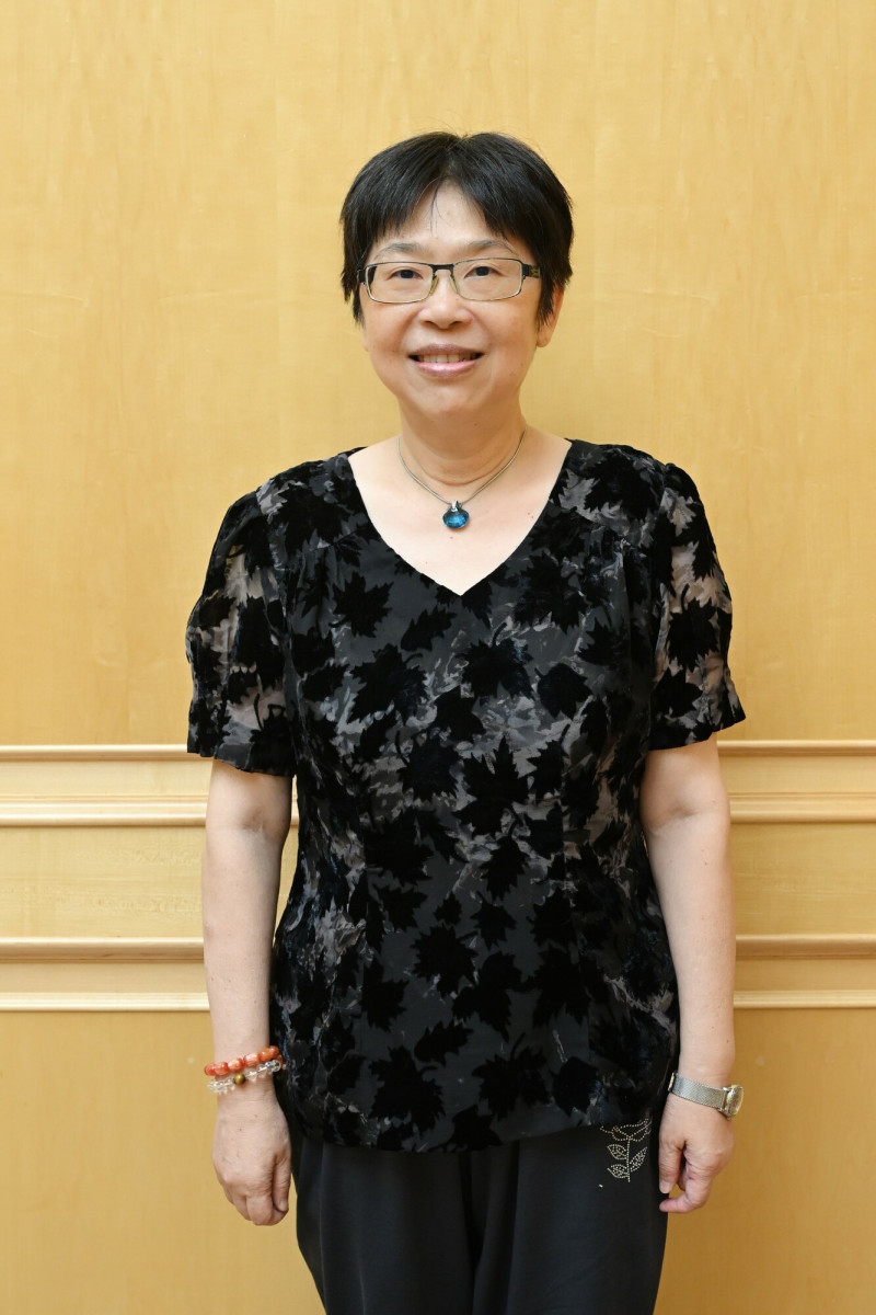 評審委員周昭翡。（記者胡舜翔攝）