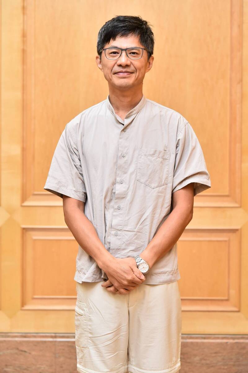 評審委員甘耀明。（記者陳奕全攝）