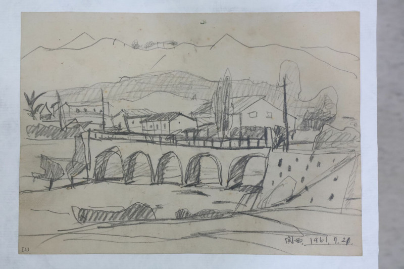 首批返台點交給新竹縣府文化局典藏的蔡蔭棠作品，以小件、可隨身攜帶的為主。（竹縣府官網提供）