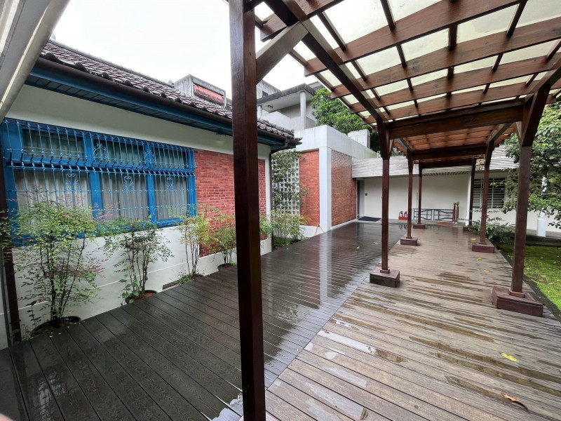 位在台北市南港區的胡適紀念館，今天在文化資產會議上確認登錄為紀念建築。（台北市文化局提供）