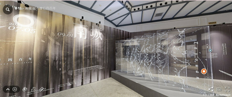 《透．南城》展覽設計新潮與視覺美感，獲得2024倫敦設計獎銀獎。（南市都發局提供）