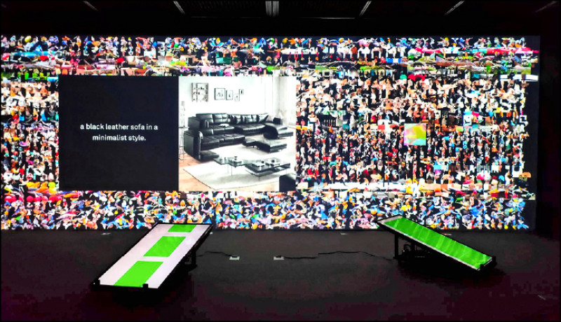 吳宜曄2024年作品〈Generative Data〉。