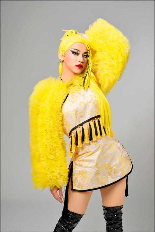 變裝皇后Hannah×簡詩翰。（雲門提供）