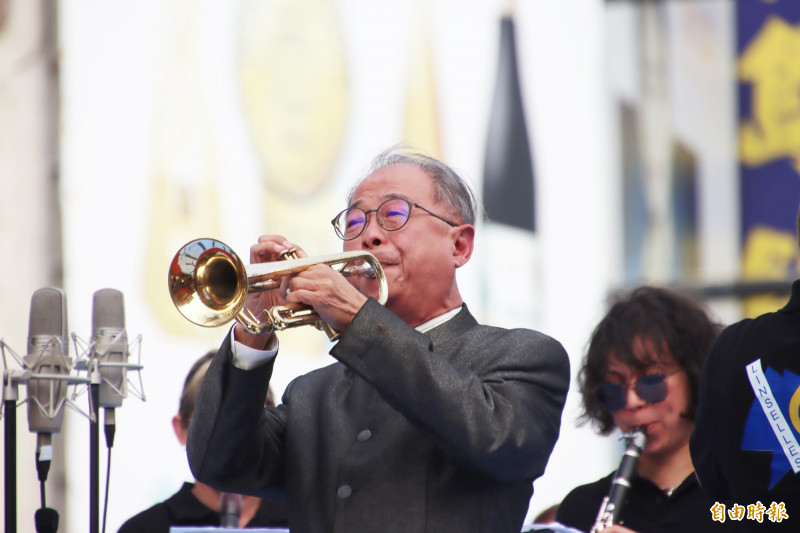小號演奏家葉樹涵。（記者林宜樟攝）
