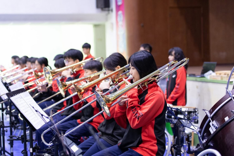 北興國中學生演出。（北興國中提供）