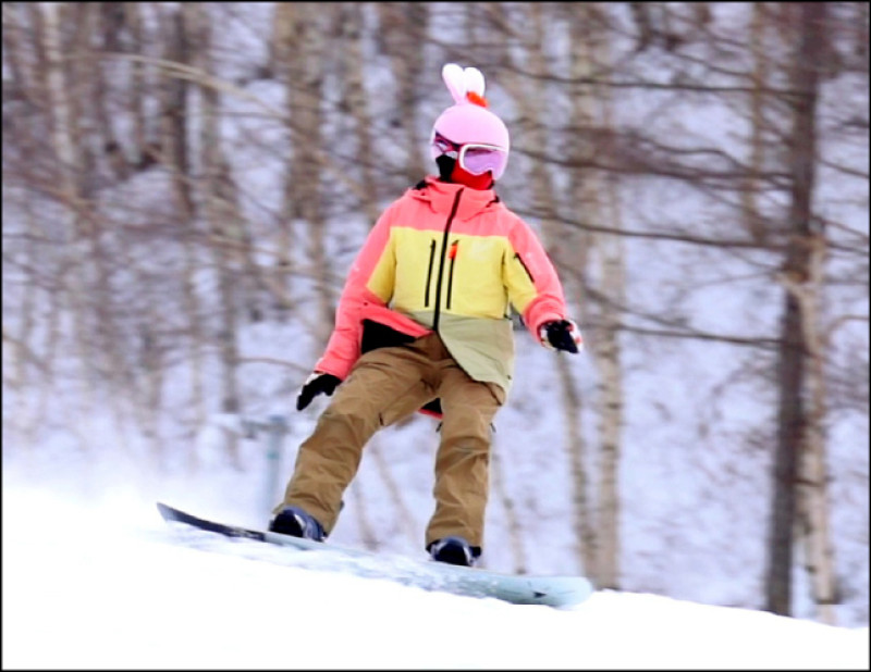 單板滑雪（snowboarding）入門較難，學習過程不斷跌倒，護具一定要周全。