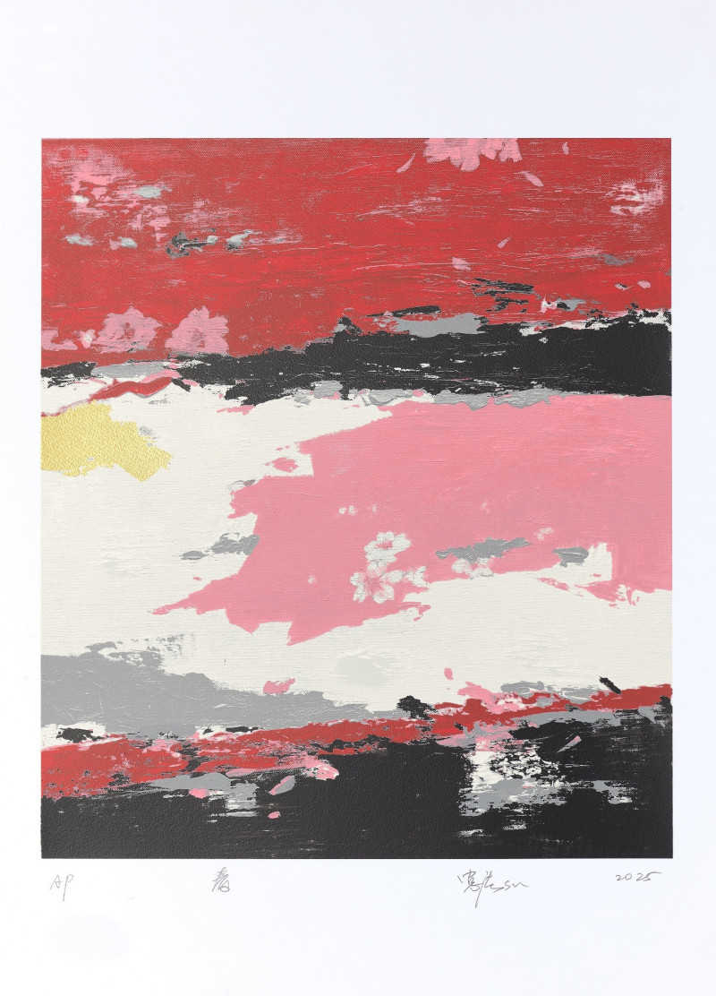 A：蘇憲法〈春〉。（國美館提供）