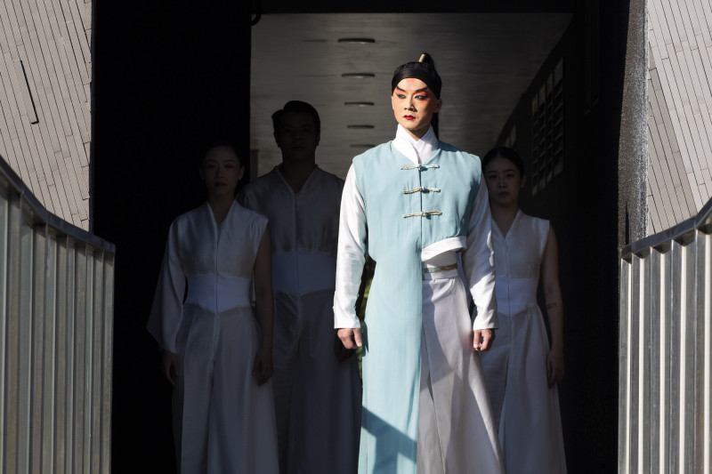 國光劇團全新跨界製作新編戲《精衛》，由青年武生李家德飾演汪精衛。（國光劇團提供）