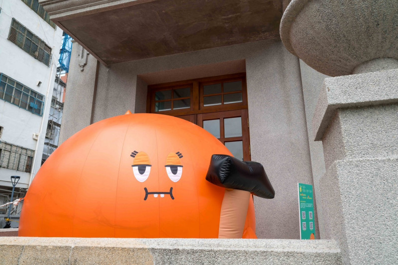 「誠實君」表情彷彿寫著：「我不想努力了。」（工藝中心提供）