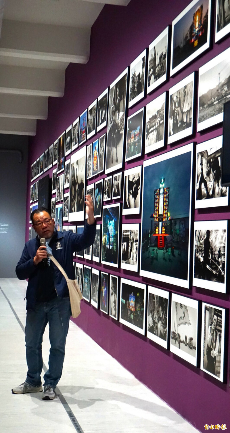 台灣攝影師沈昭良。（記者董柏廷攝）