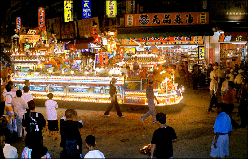 金國銓的藝閣作品《永華建台》。