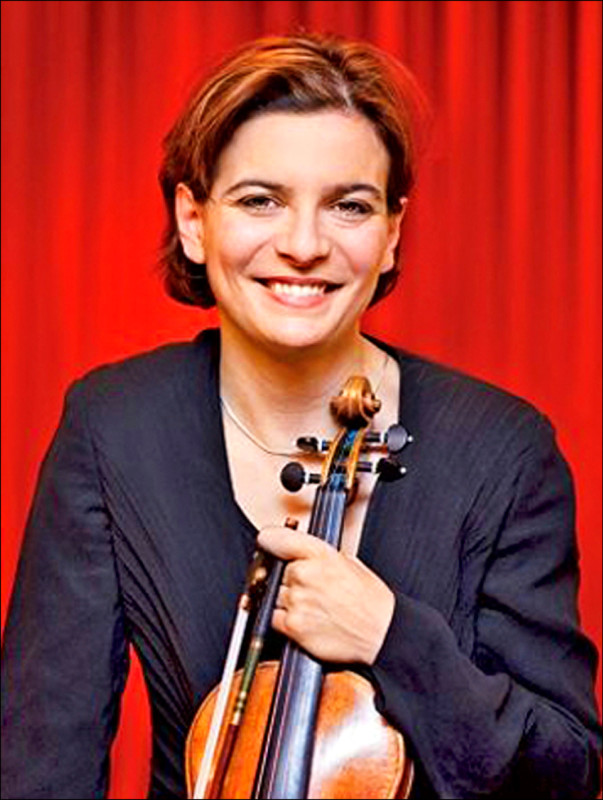 維也納愛樂樂團首席阿貝娜‧達奈洛娃。（國台交提供）