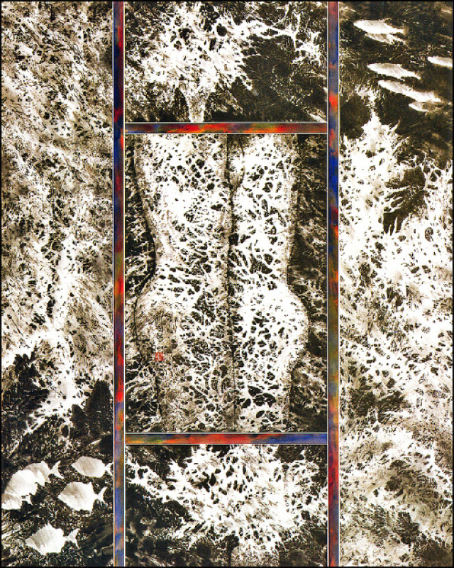 陳陽熙〈靈慾連作〉水墨、宣紙，100×79公分，2002。
