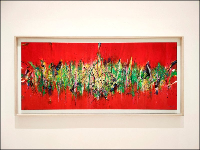 陳正雄2019年作品〈愛在林梢〉。