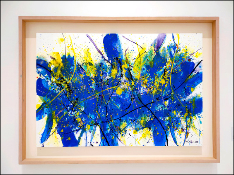 陳正雄2008年作品〈霽色系列三〉。