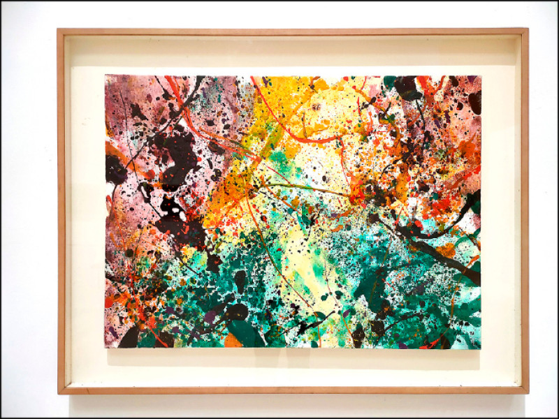 陳正雄1993年作品〈山谷的回音〉。