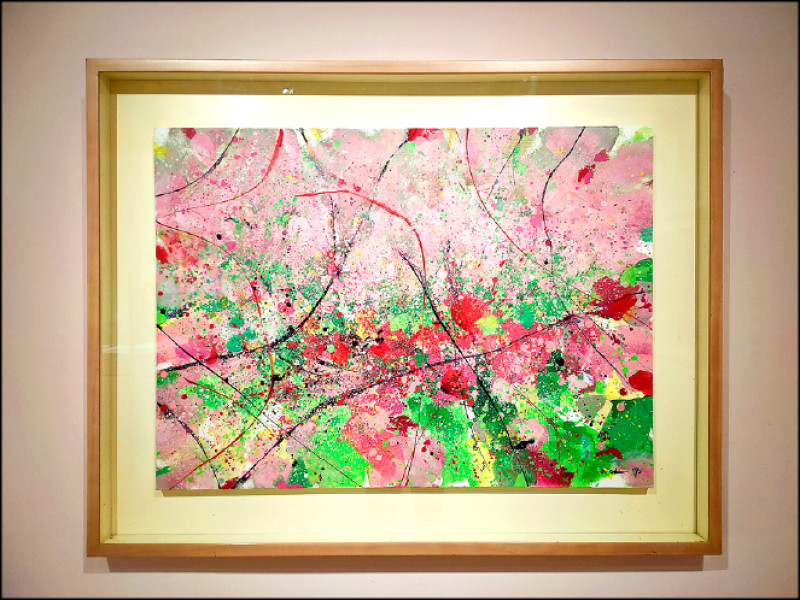 陳正雄1993年作品〈春天裡的春天系列一〉。