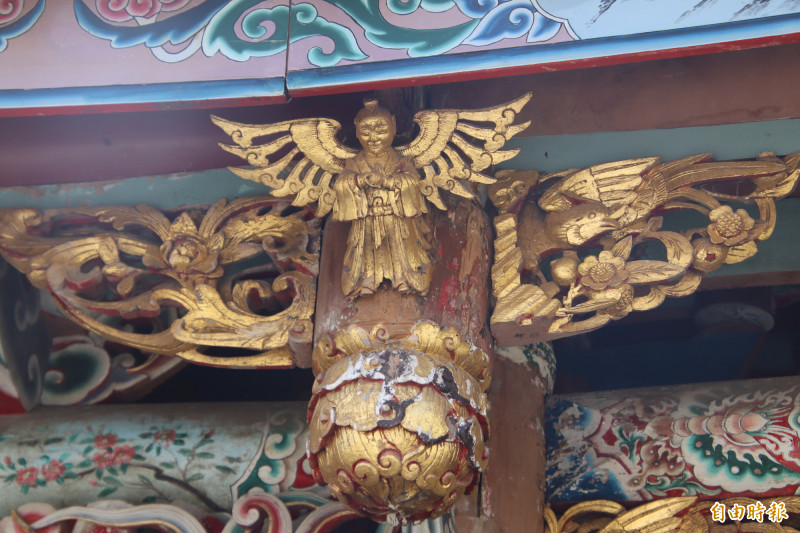 北埔慈天宮竟有西方天使？廟方：展翅小童，並非天使 - 自由藝文網