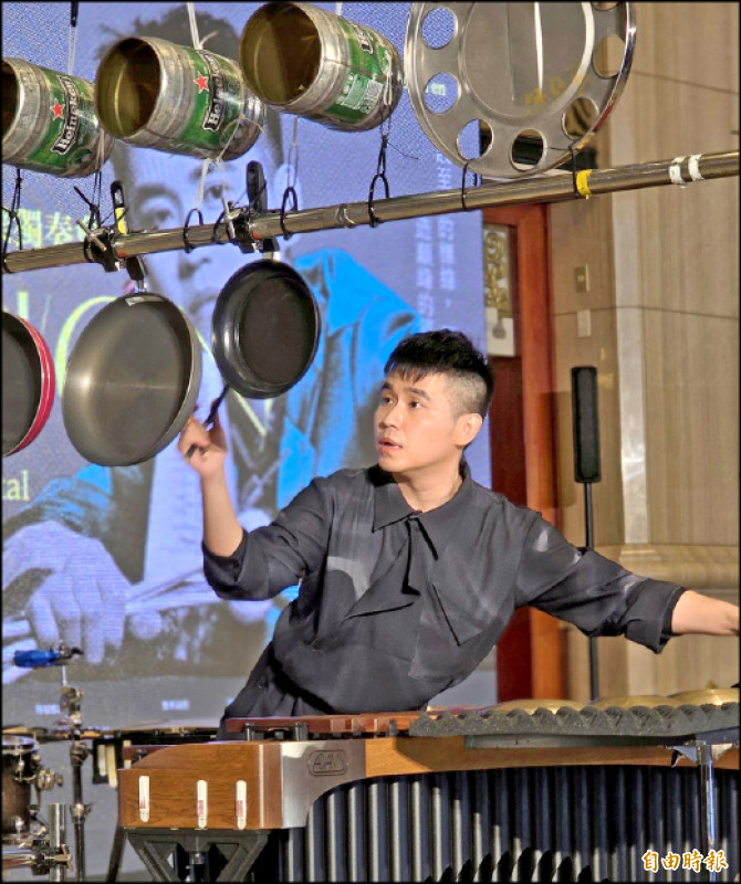 高瀚諺除演奏功力絕佳，同時也展現作曲方面的才華。（記者凌美雪攝）