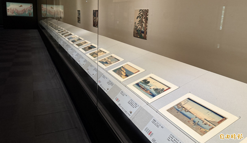 「江戶浮世之美」特展展出作品。（記者林宜樟攝）
