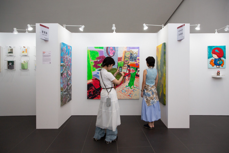 承億集團打造ArtIN國際藝術博覽會，進駐旅運中心。（承億集團提供）