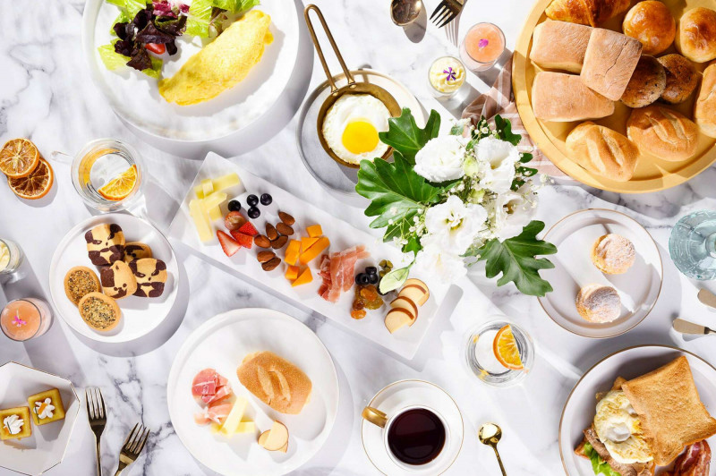 「雙泉夏日夢」專案，礁溪寒沐酒店含MU TABLE自助式早餐兩客。（礁溪寒沐酒店提供）