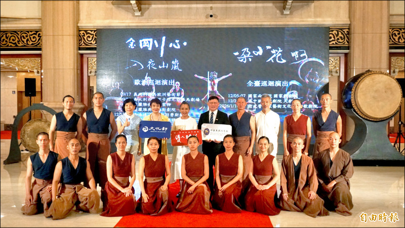 在文化部與外交部支持下，優人神鼓將於9月啟動歐洲巡迴演出。（記者董柏廷攝）
