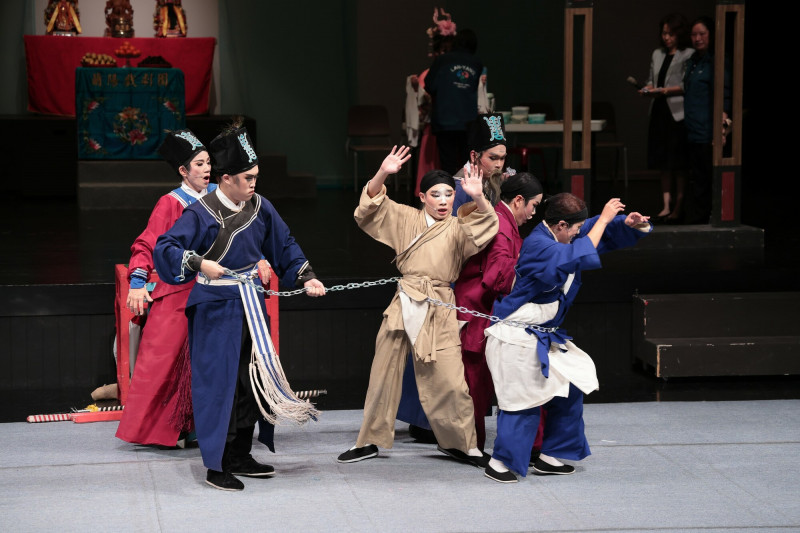 蘭陽戲劇團歌仔戲新秀，表演「梁祝」等經典折子戲。（宜蘭縣府提供）