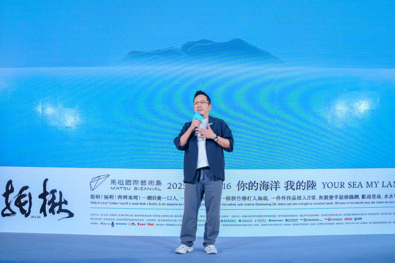 文化總會秘書長李厚慶表示，藝術島，是一個慢慢耕耘的長期計畫。（文總提供）