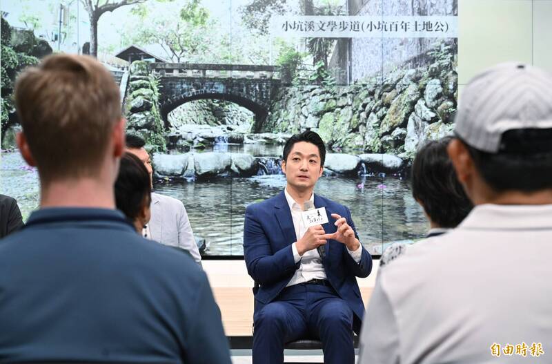 市長蔣萬安今（30）日出席台北文化小旅行達成文化100點節目實境錄製與成果發表會，與市民朋友互動分享。（記者張嘉明攝）